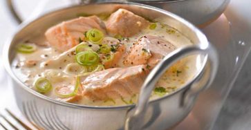 La blanquette de saumon un plat pour toute la famille