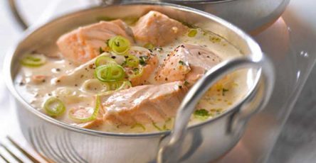 La blanquette de saumon un plat pour toute la famille