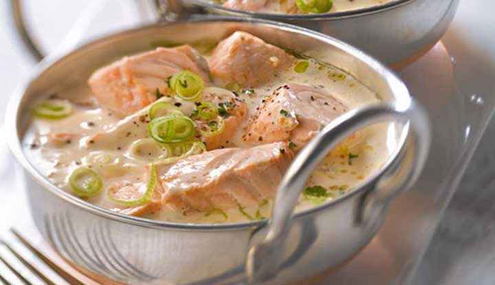 La blanquette de saumon un plat pour toute la famille